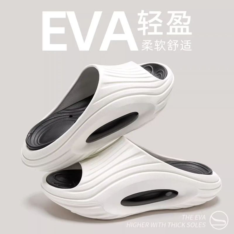 Large Size Slippers for Men Summer 2026 New Anti-Slip Trendyy Thick-Soled Sports Sandals for Outer Wear